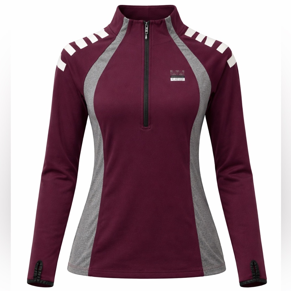 PINK Victoria’s Secret Ultimate Quarter Zip Pullover Women’s M Purple Gray Y2K